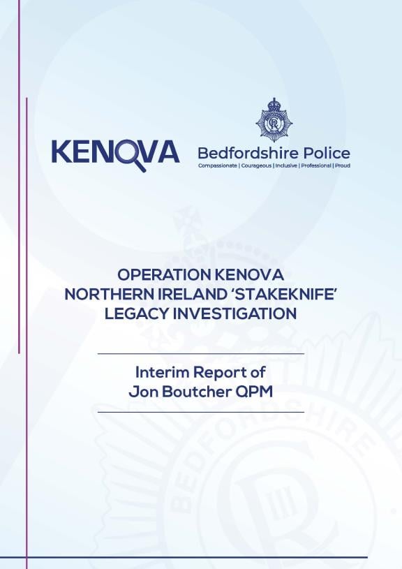 Operation Kenova Interim Report Police Service of Northern Ireland